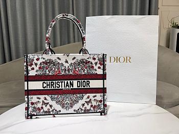 Dior Dioramour Shorts White Silk Twill Bag-36*27.5*16.5cm