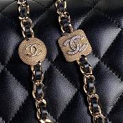 Chanel Clutch with Chain Lambskin Gold-Tone Metal Black-11×18×5.5cm - 2