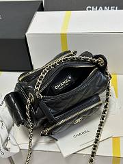 Chanel Small Camera Case Shiny Crumpled Lambskin & Gold-Tone Metal Black - 4
