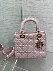 Dior Small Lady Bag Pink 003-20*8*17cm - 1
