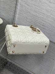 Dior Small Lady Bag White 004-20*8*17cm - 5
