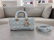 Dior Lady D-Joy Medium Blue-26cm - 2