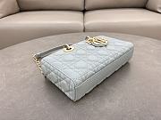 Dior Lady D-Joy Medium Blue-26cm - 4