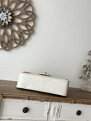 Chanel Assic Flap Bag White-30*21*8cm - 3