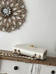 Chanel Assic Flap Bag White-30*21*8cm - 2