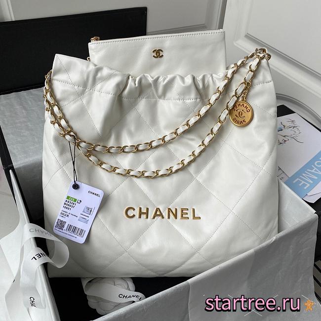 Chanel 22 Small Shoulder bag White-35x37x7cm - 1