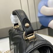 Gucci Marmont mini top handle bag Black-17x13x6cm - 5