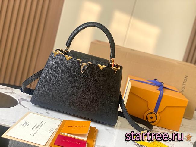 Louis Vuitton MM Capucines Black M23332-31.5 x 20 x 11cm - 1