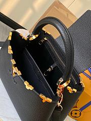 Louis Vuitton MM Capucines Black M23332-31.5 x 20 x 11cm - 4