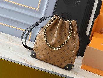 Louis Vuitton Noé Trunk PM Monogram Reverse Bag-23*27*8cm