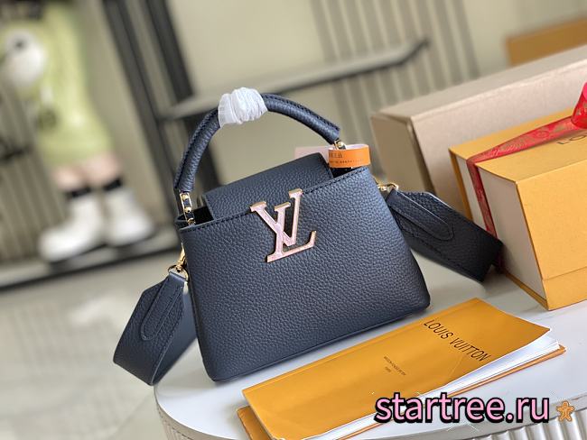 Louis Vuitton Capucines BB Dark Blue M21150-21x14x8cm - 1