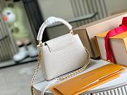 Louis Vuitton Capucines BB White M23082-21x14x8cm - 4