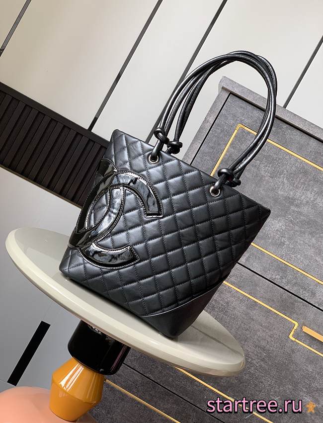 CHANEL Cambon Line Medium Tote Bag- 24x20x8cm - 1