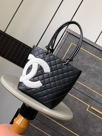 CHANEL Cambon Line Medium Tote Bag 001- 24x20x8cm