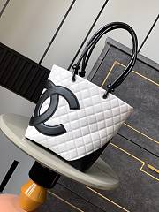 CHANEL Cambon Line Medium Tote Bag 002- 24x20x8cm - 1