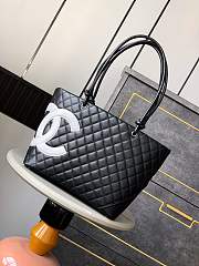 CHANEL Cambon Line Large Tote Bag-30x25x15cm - 1