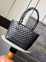 CHANEL Cambon Line Large Tote Bag 002-30x25x15cm  - 5