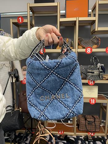 Chanel 22 Mini Denim Bag