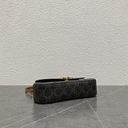 Celine Teen Celine Lola IN Shiny Calfskin Bag Brown-22.5x11.5x5cm - 4