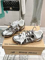 New Balance X Miu Miu Sneakers Silver - 3