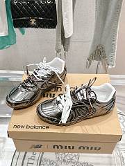 New Balance X Miu Miu Sneakers Silver 001 - 2