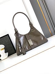 Prada Medium leather tote bag Pewter - 1