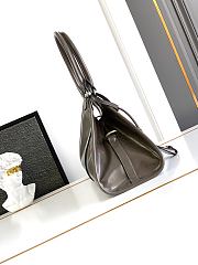 Prada Medium leather tote bag Pewter - 4