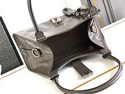 Prada Medium leather tote bag Pewter - 2