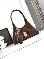 Prada Medium leather tote bag Brown - 5
