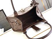 Prada Medium leather tote bag Brown - 4