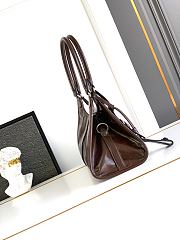 Prada Medium leather tote bag Brown - 3