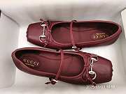 women-s-gucci-horsebit-ballet-flat Red Leather - 1