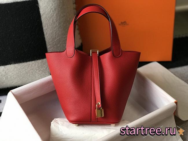Hermès | Picotin Lock 18 Red-18cm - 1