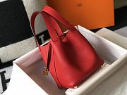 Hermès | Picotin Lock 18 Red-18cm - 5