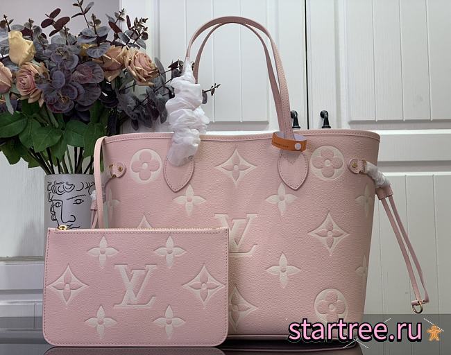 Louis Vuitton Neverfull MM Mid Size Two Color Tote Bag M14210-28x14x31cm - 1