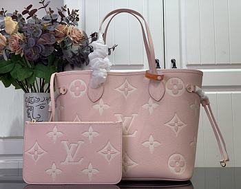 Louis Vuitton Neverfull MM Mid Size Two Color Tote Bag M14210-28x14x31cm