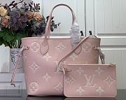Louis Vuitton Neverfull MM Mid Size Two Color Tote Bag M14210-28x14x31cm - 3