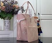 Louis Vuitton Neverfull MM Mid Size Two Color Tote Bag M14210-28x14x31cm - 2