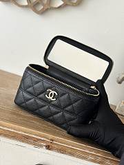 Chanel 25C Vanity Top Handle 17cm Black - 5