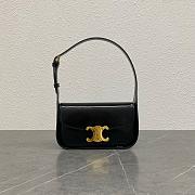 Celine Terence Triomphe Bag In Shiny Leather-21x5.5x11cm - 1