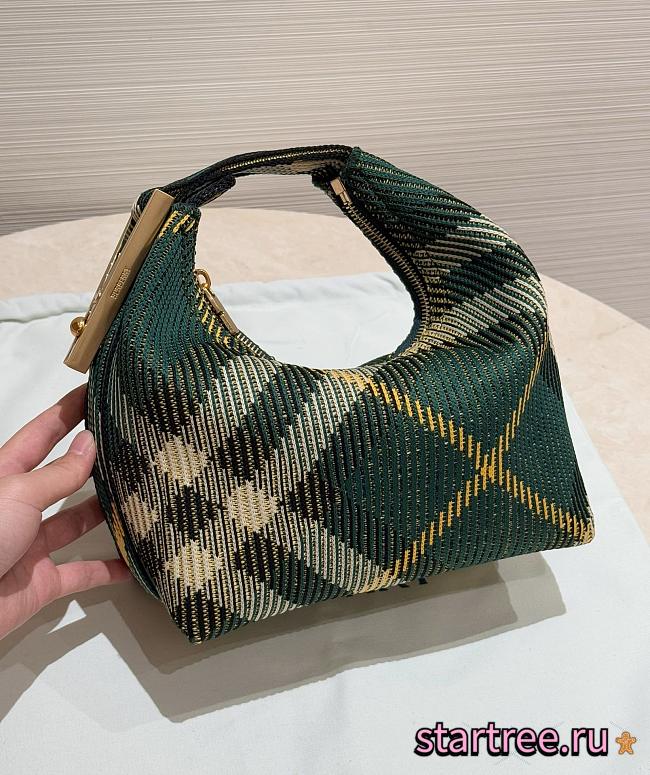 Burberry Mini Peg Duffle Bag in Ivy-21.5 x 10.5 x 23cm - 1