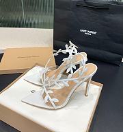 Gianvito Rossi Flavia Heels White - 10.5cm - 2