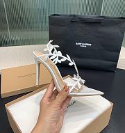 Gianvito Rossi Flavia Heels White - 10.5cm - 3
