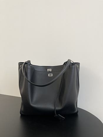 Balenciaga Mens Rodeo North-south Tote Bag in Black-33*24*9.9cm