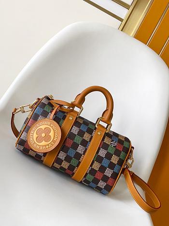 Louis Vuitton Keepall Bandoulière 25 Damier Ebene N00148