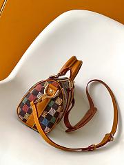 Louis Vuitton Keepall Bandoulière 25 Damier Ebene N00148 - 5