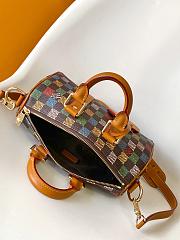 Louis Vuitton Keepall Bandoulière 25 Damier Ebene N00148 - 4
