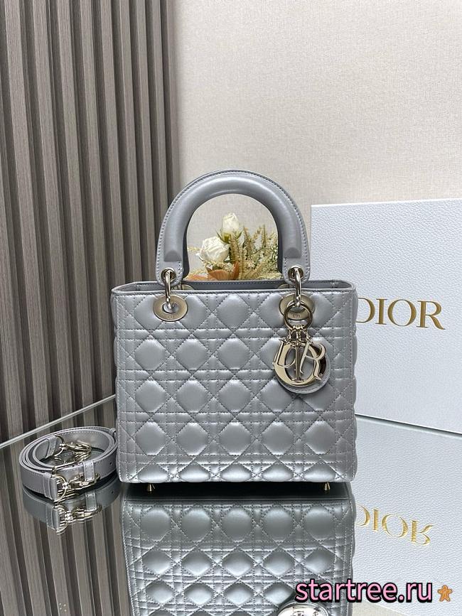 Dior Medium Lady Dior Lamskin Leather 002-24cm - 1