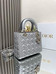 Dior Medium Lady Dior Lamskin Leather 002-24cm - 3