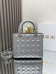 Dior Medium Lady Dior Lamskin Leather 002-24cm - 2